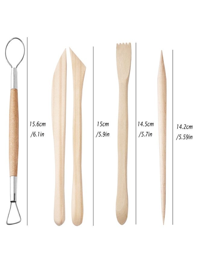 URBAN BOX 16 Pcs Clay Sculpting Tools, findTop Pottery Clay Sculpting Tool Set for Sculpture Pottery Texturing Modeling Tools - Image 3